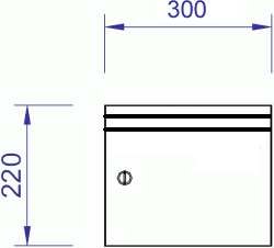 Högkapacitets postlåda